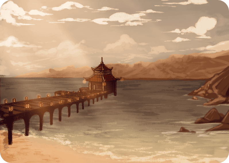 Radiant Harbor region card artwork